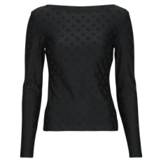 Guess Hosszú ujjú pólók LS SCOOP BACK NADENE Fekete EU XL