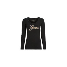 Guess Hosszú ujjú pólók LS SN GUESS SCRIPT TEE Fekete EU S