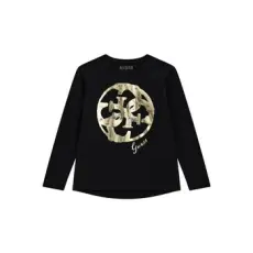 Guess Hosszú ujjú pólók LS T SHIRT Fekete 10 ans