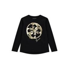 Guess Hosszú ujjú pólók LS T SHIRT Fekete 8 ans