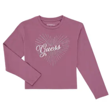 Guess Hosszú ujjú pólók MIDI LS T-SHIRT Rózsaszín 16 ans gyerek póló