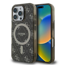 Guess IML 4G Background MagSafe tok iPhone 16 Pro Max - barna tok és táska
