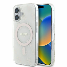 Guess IML 4G háttér MagSafe iPhone 16 tok - fehér tok és táska