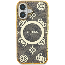 Guess IML 4G Peony MagSafe iPhone 16 Brown tok (GUHMP16SH4PYEEW) tok és táska