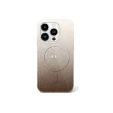 Guess IML Glitter Gradient iPhone 16 Pro MagSafe kemény hátlap tok, barna GUHMP16LHGRCELW tok és táska