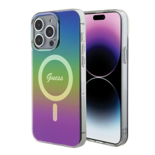 Guess IML Iridescent MagSafe Apple iPhone 15 Pro hátlap tok, színes tok és táska
