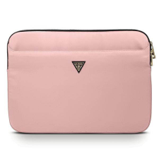 Guess Laptop táska GUCS13NTMLLP 13" rózsaszín Nylon háromszög logóval számítógéptáska