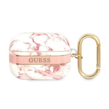 Guess Marble Strap Collection Apple AirPods Pro tok, rózsaszín fülhallgató, fejhallgató tok