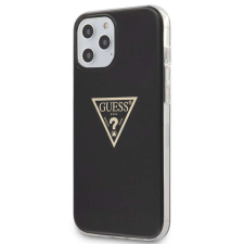 Guess Metallic Triange - telefontok iPhone 12 Pro Max fekete tok és táska