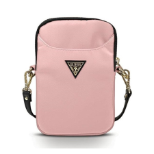 Guess Nylon Triangle Logo GUPBNTMLLP kis táska, rózsaszín tok és táska