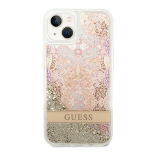 Guess Paisley Liquid Glitter Apple iPhone 14 Plus hátlap tok, arany tok és táska