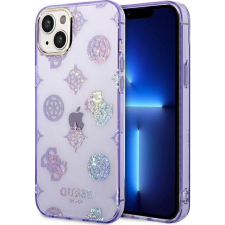Guess Peony Glitter Apple iPhone 14 Plus hátlap tok, lila (GUE2110) tok és táska
