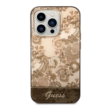 Guess Porcelain Collection Apple iPhone 14 Pro hátlap tok arany tok és táska