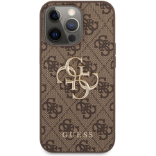 Guess PU 4G Metal Logo Apple iPhone 13 Pro Brown tok (8596311161438) tok és táska