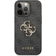 Guess PU 4G Metal Logo Apple iPhone 13 Pro Grey tok tok és táska