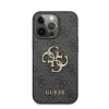 Guess PU 4G Metal Logo Apple iPhone 13 Pro hátlap tok, szürke