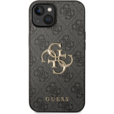Guess PU 4G Metal Logo iPhone 15 Plus szürke tok (GUHCP15M4GMGGR) tok és táska