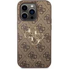 Guess PU 4G Metal Logo iPhone 15 Pro barna tok tok és táska