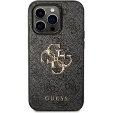 Guess PU 4G Metal Logo iPhone 15 Pro szürke tok tok és táska