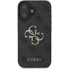 Guess PU 4G Metal Logo iPhone 16 Grey tok (GUHCP16S4GMGGR)