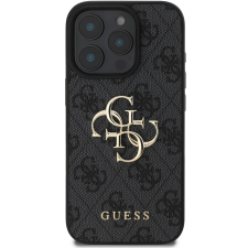 Guess PU 4G Metal Logo iPhone 16 Pro Max Grey tok (GUHCP16X4GMGGR) tok és táska