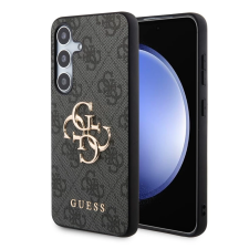 Guess PU 4G Metal Logo tok Samsung Galaxy S24+ készülékhez szürke (908694) tok és táska