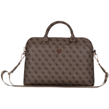 Guess PU 4G Triangle Logo Taška na Notebook 15/16" Brown számítógéptáska