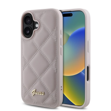Guess PU bőr párnázott tok iPhone 16 készülékhez rózsaszín (901234) tok és táska