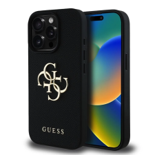 Guess PU Grained 4G Metal Logo tok iPhone 15 Pro készülékhez fekete (901282) tok és táska