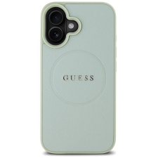 Guess PU Grained Classic Logo iPhone 16 zöld MagSafe tok tok és táska