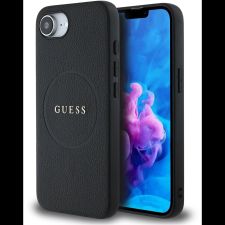 Guess PU Grained Classic Logo iPhone 16e fekete MagSafe tok (GUHMPSE4PGHSMMK) tok és táska