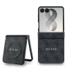  Guess PU Leather 4G Samsung Galaxy Z Flip 8 hátlap tok, MagSafe, fekete