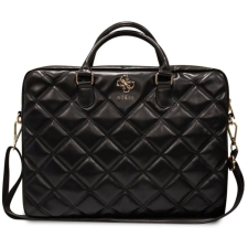 Guess PU Quilted 4G Metal Logo 15 / 16" fekete laptop táska számítógéptáska