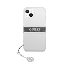 Guess PU/TPU Gray Stripe Apple iPhone 13 mini hátlap tok, átlátszó tok és táska