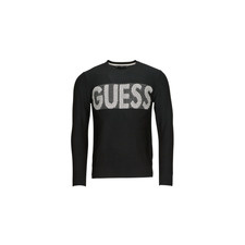 Guess Pulóverek AMYAS LS CN SLOGAN SWEATER Fekete EU M férfi pulóver, kardigán