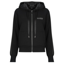 Guess Pulóverek NEW HOODED SCUBA SWEATSHIRT Fekete EU S női pulóver, kardigán