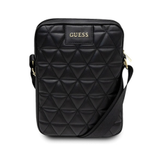 Guess Quilted GUTB10QLBK 10" tablet táska, fekete tablet tok