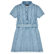 Guess Rövid ruhák COTTON LIGHT DENIM Kék 16 ans