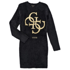 Guess Rövid ruhák LS SWEATER DRESS Fekete 8 ans lányka ruha