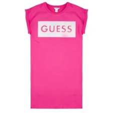 Guess Rövid ruhák STRETCH BABY TERRY SS DRESS Rózsaszín 16 ans lányka ruha