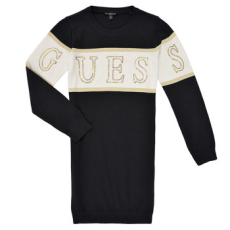Guess Rövid ruhák SWEATER DRESS Fekete 14 ans