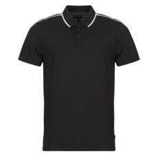 Guess Rövid ujjú galléros pólók GUESS QUATTO G TAPE Fekete EU S