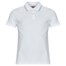 Guess Rövid ujjú galléros pólók NOLAN SS POLO Fehér EU L férfi póló