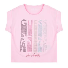 Guess Rövid ujjú pólók MIDI BOXY SS T-SHIRT Rózsaszín 16 ans gyerek póló