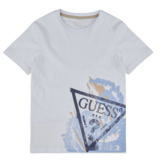 Guess Rövid ujjú pólók ORGANIC COTTON JERSEY Fehér 12 ans