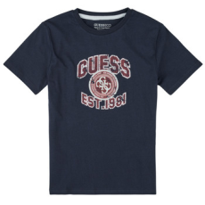 Guess Rövid ujjú pólók ORGANIC COTTON JERSEY Tengerész 18 ans