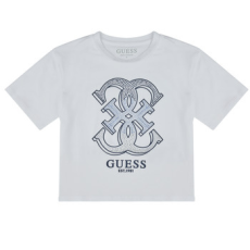 Guess Rövid ujjú pólók ORGANIC COTTON STRETCH Fehér 16 ans