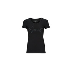 Guess Rövid ujjú pólók SS RN ADELINA TEE Fekete EU S