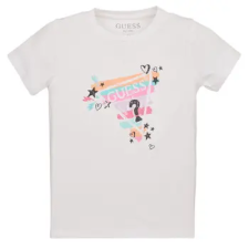 Guess Rövid ujjú pólók SS T SHIRT Fehér 3 ans gyerek póló