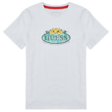 Guess Rövid ujjú pólók T SHIRT Fehér 10 ans